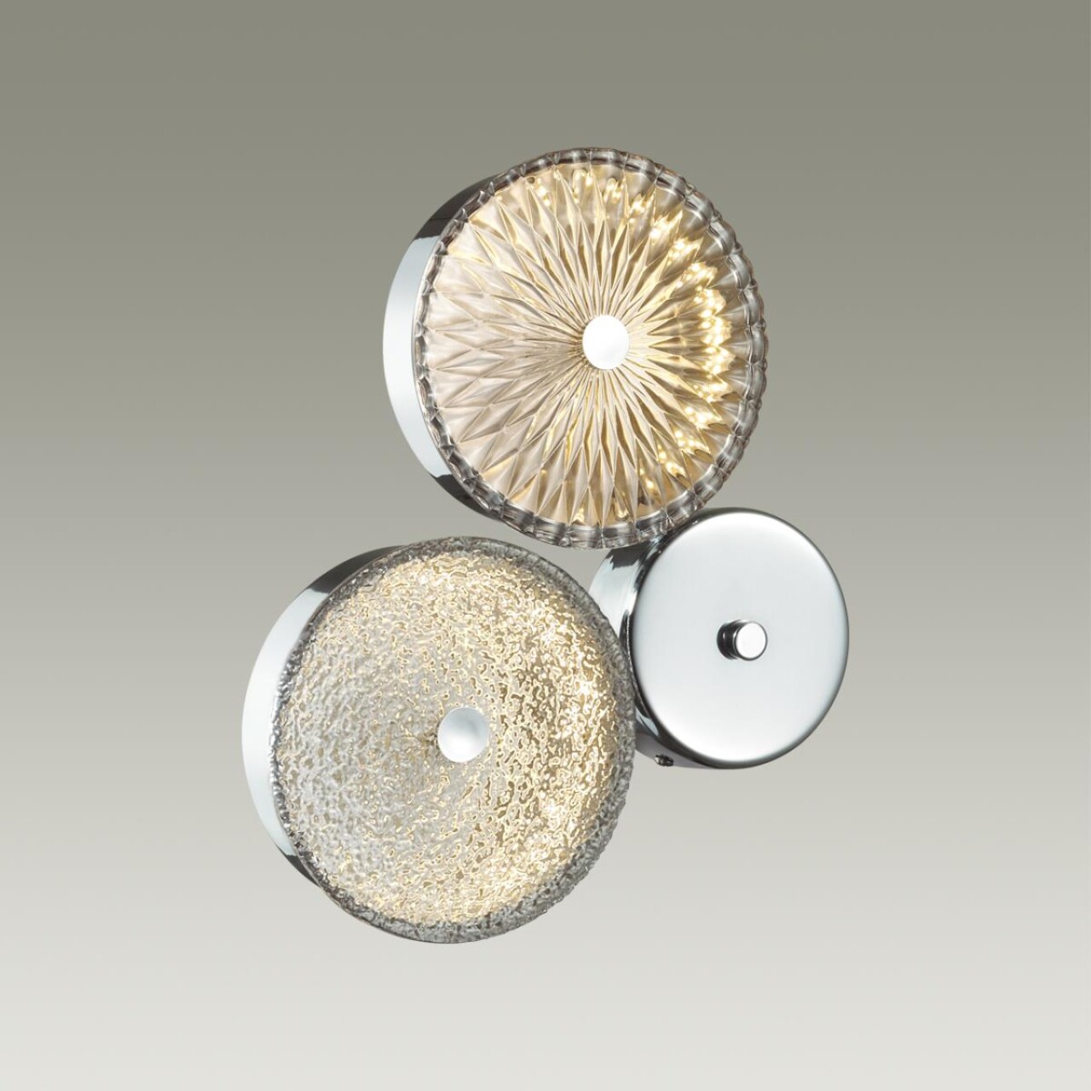 5416/14WL L-VISION ODL_EX23 145 хром/св.коричневый/св.серый металл/стекло Бра LED 14W 4000K CARAMELLA — изображение 4