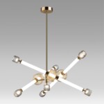 5426/54CL L-VISION ODL_EX24 000 золотой/белый/дымчатый/коньячный/металл/стекло/акрил Люстра LED 54W 3000K KLIFF — изображение 4