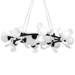 799127 Люстра CERAMO BW 12х6W(led) G9 ЧЕРНЫЙ/БЕЛЫЙ — изображение 3