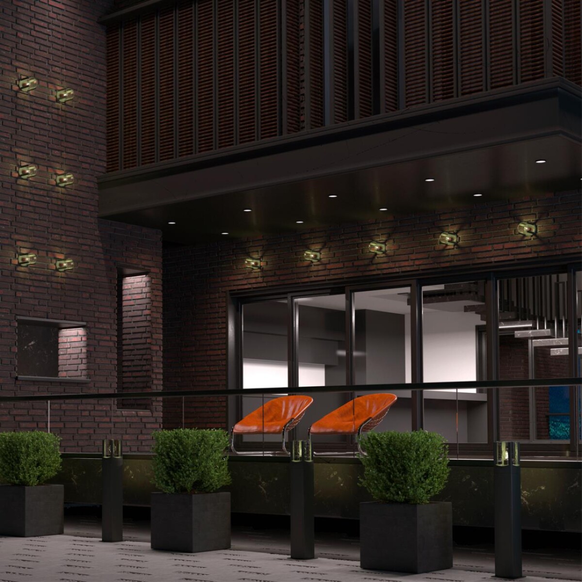 370959 STREET NT23 670 черный Светильник ландшафтный IP54 E27 max 20W 220-240V VISIO — изображение 1