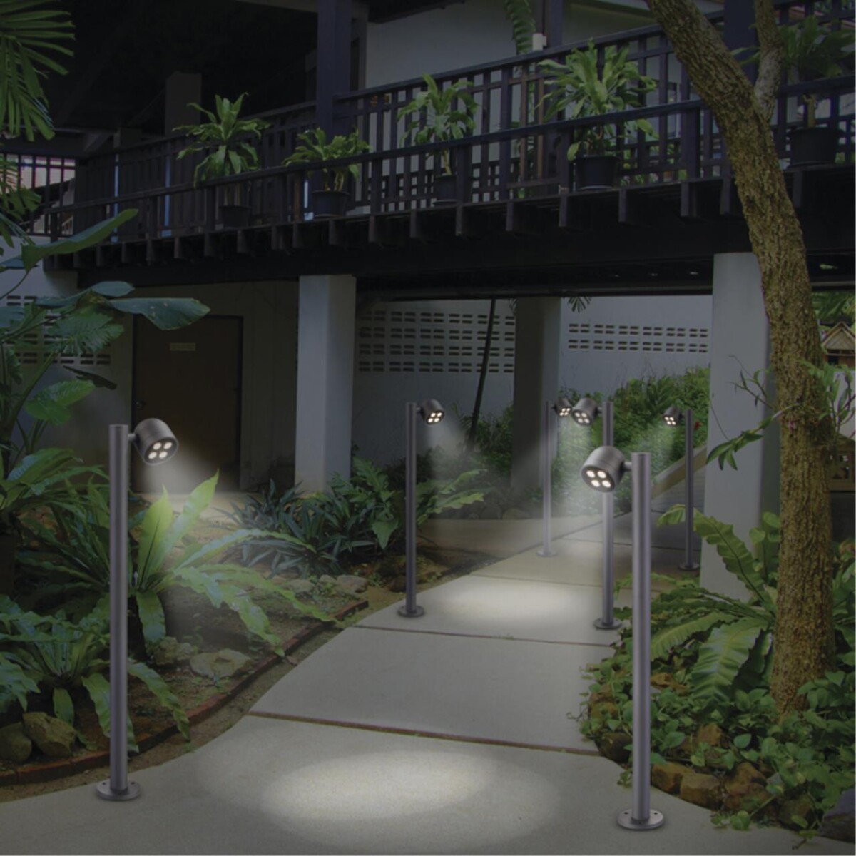 358115 STREET NT19 366 темно-серый  Ландшафтный светильник IP65 LED 3000К 10W 100-240V GALEATI — изображение 2