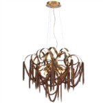 5066/6 HALL ODL24 527 античн.бронза/коричневый/металл/металл Люстра G9 6*40W CHAINY — изображение 2