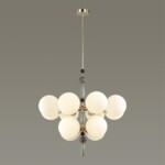 5405/12 MODERN ODL_EX24 125 золотой/серый/голубой/зеленый/белый матов./металл/керамика/стекло Люстра E14 12*40W PALLE — изображение 3