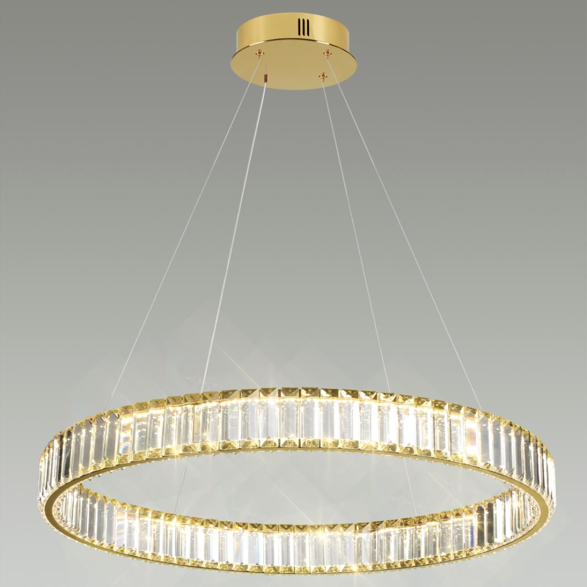 5015/45L L-VISION ODL23 587 золотой/прозрачный металл/хрусталь Люстра LED 45W 4000K 4500Лм VEKIA — изображение 5