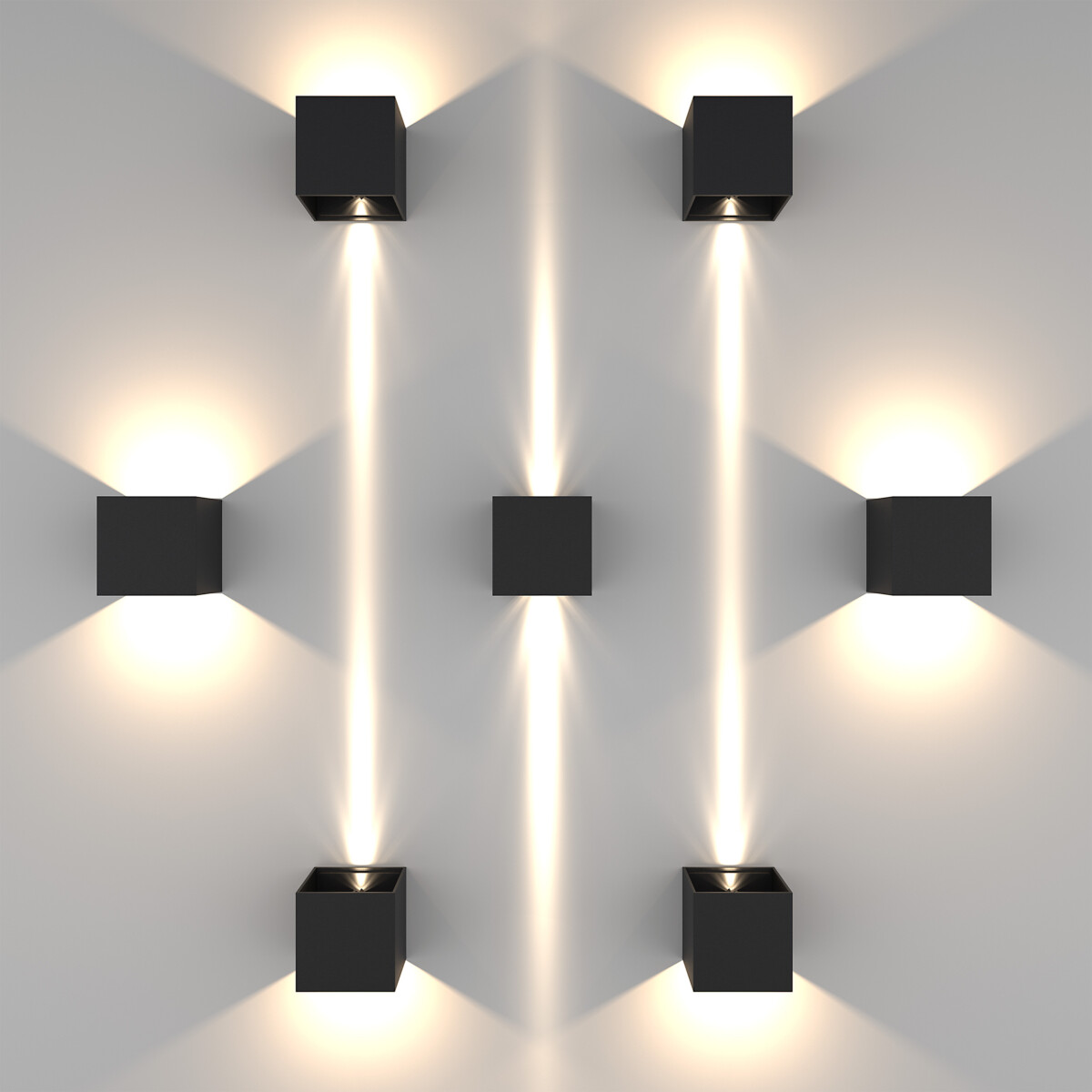 340527 Светильник DALLA 2х5W LED 1100LM G ЧЕРНЫЙ 4000K IP65 — изображение 6