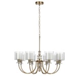 5088/8 CLASSIC ODL25 635 античная бронза/стекло Люстра E14 8*40W SAGA