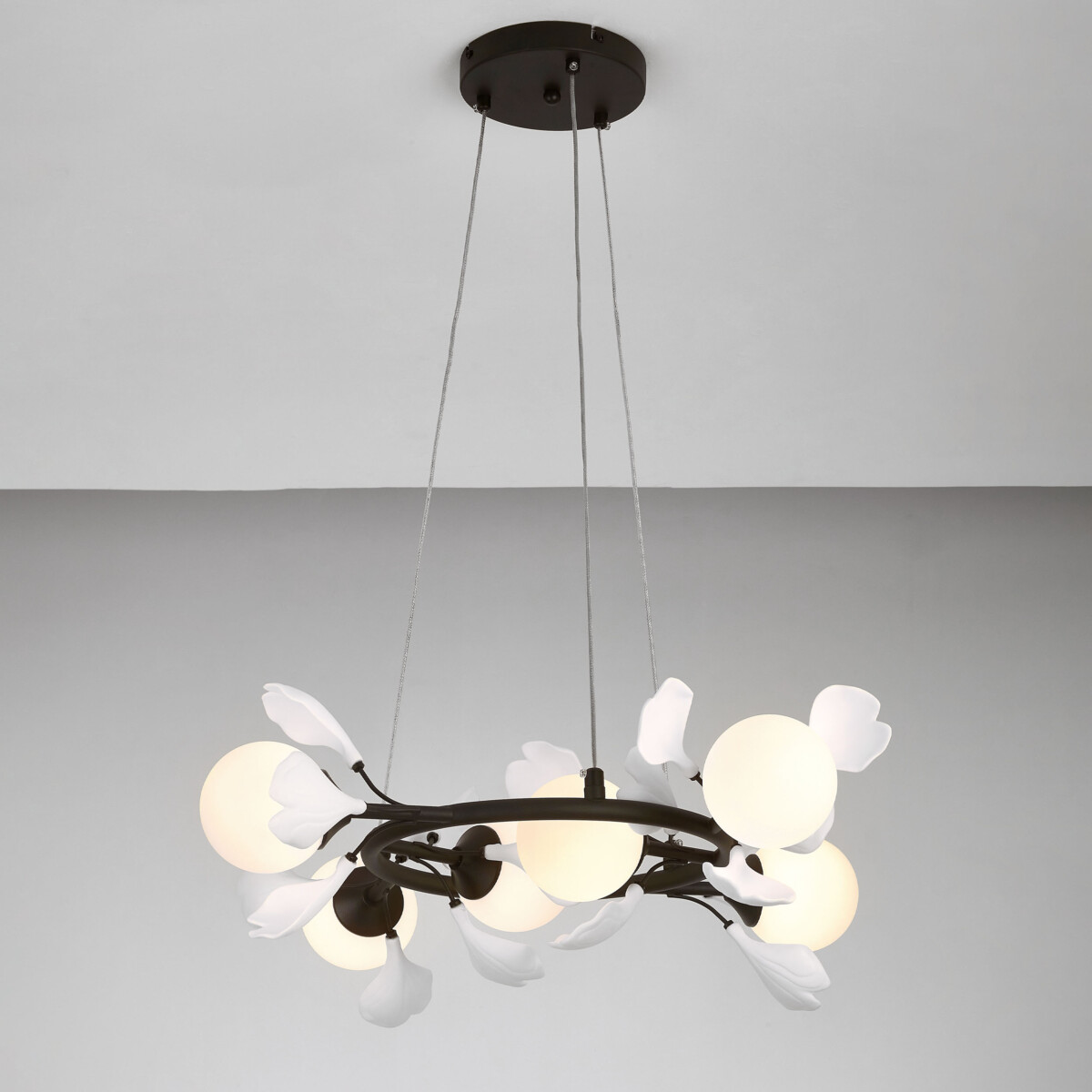 799067 Люстра CERAMO BW 6х6W(led) G9 ЧЕРНЫЙ/БЕЛЫЙ — изображение 11