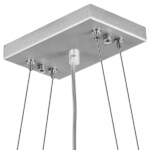 802130 Подвес NUBI 3х40W E27 ХРОМ/БЕЛЫЙ — изображение 3