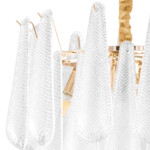 799082 (2КОР!) Люстра RETRO II 8х6W(led) E14 ЗОЛОТО/ПРОЗРАЧНЫЙ — изображение 4