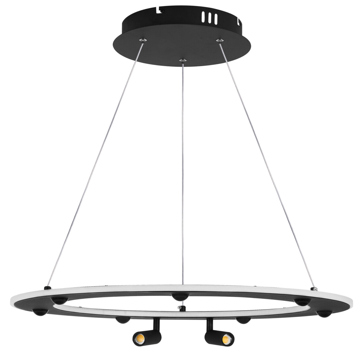 740467 Люстра DIVE LED 90W 4900LM G ЧЕРНЫЙ 3000/4000/6000K — изображение 1