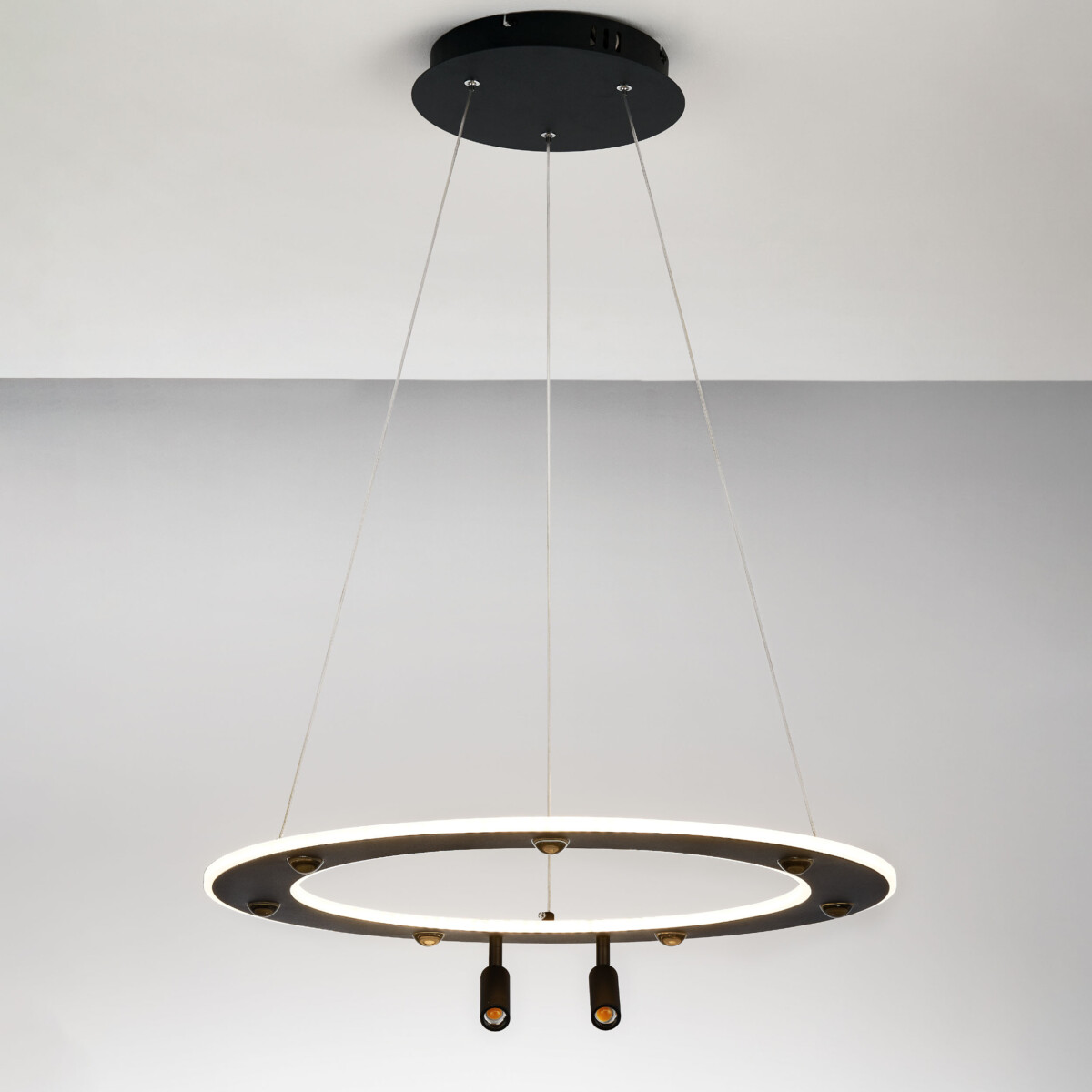 740467 Люстра DIVE LED 90W 4900LM G ЧЕРНЫЙ 3000/4000/6000K — изображение 6