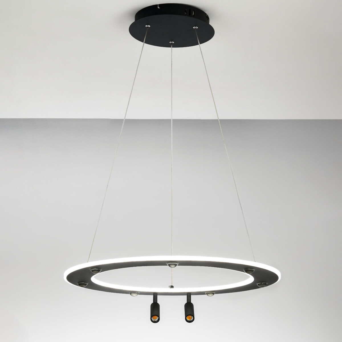 740467 Люстра DIVE LED 90W 4900LM G ЧЕРНЫЙ 3000/4000/6000K — изображение 7