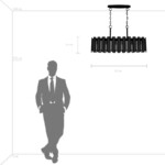 712162 Люстра AGAVE 6х40W E27 ШАМПАНЬ/ПРОЗРАЧНЫЙ — изображение 12