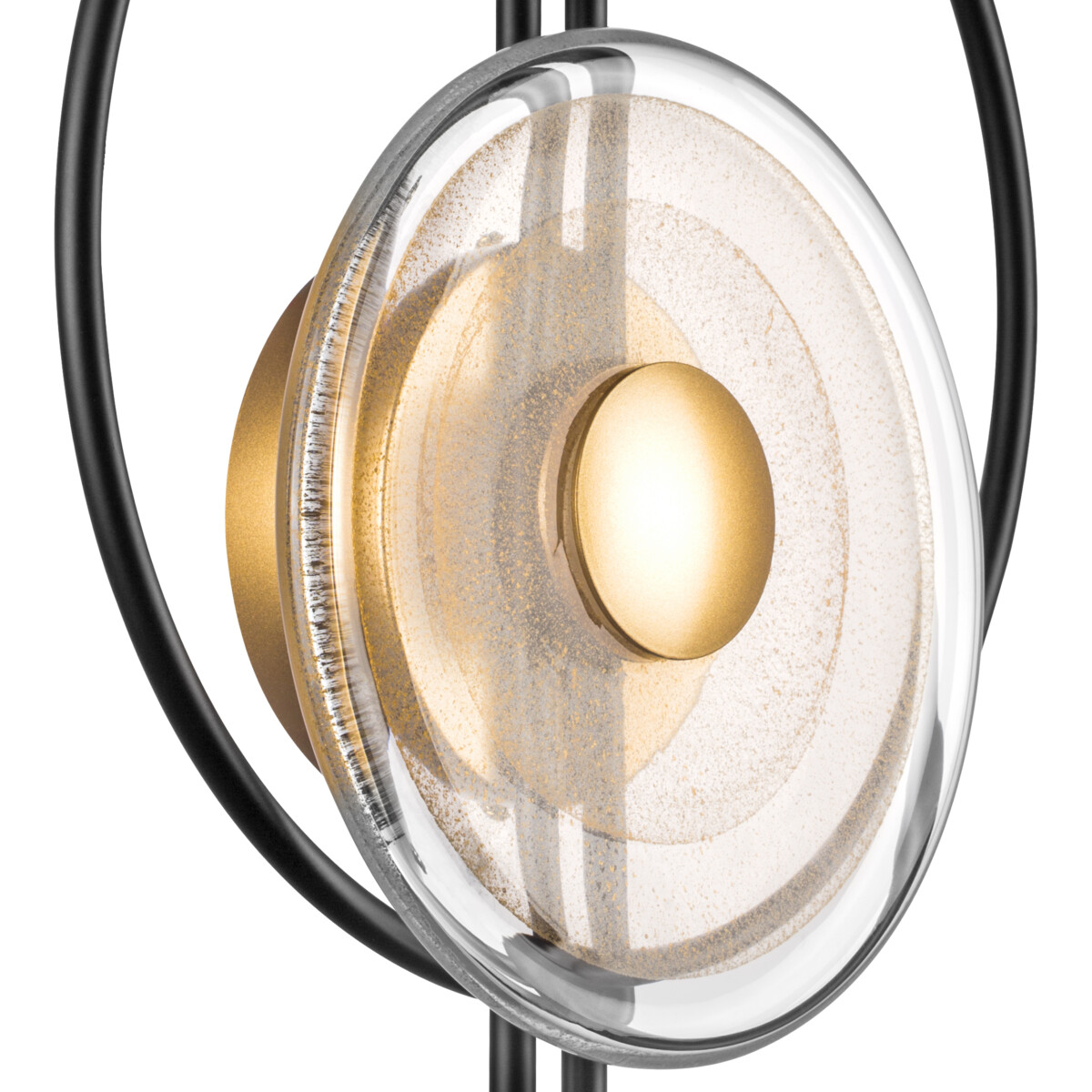 609622 Бра ERICA 5W LED 110LM G ЧЕРНЫЙ/ЗОЛОТО 3000K — изображение 3
