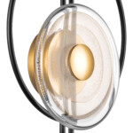 609622 Бра ERICA 5W LED 110LM G ЧЕРНЫЙ/ЗОЛОТО 3000K — изображение 3