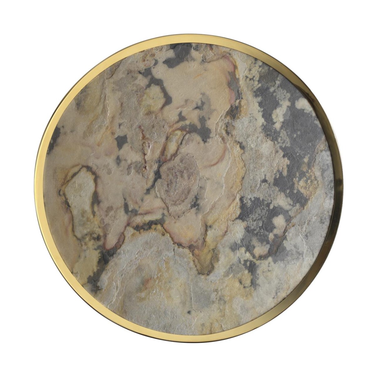 5079/40L L-VISION ODL24 209 зол/серо-бежевый/металл/натур.камень/акрил Настенный светильник с переключ.цветов.темпер. LED 40W 3000К/4000K/6000K BERGI — изображение 1