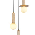 SL1194.303.03 Светильник подвесной ST-Luce латунь/белый G9 3*5W 4000K EARTHY — изображение 5