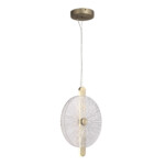 SL6141.303.01 Светильник подвесной ST-Luce бронза/прозрачный LED 1*11W 4000K WASI — изображение 3