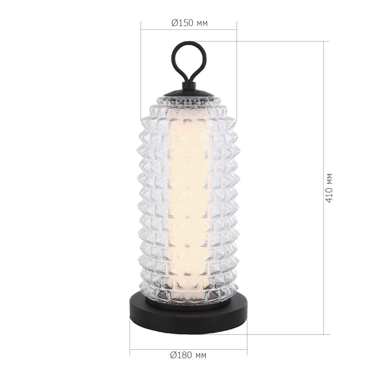 SL6144.404.01 Прикроватная лампа ST-Luce черный/прозрачный LED 1*12W 4000K SAGUARO — изображение 4