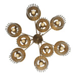 SL6145.303.09 Светильник подвесной ST-Luce латунь/прозрачный E14 9*40W TASSE — изображение 5