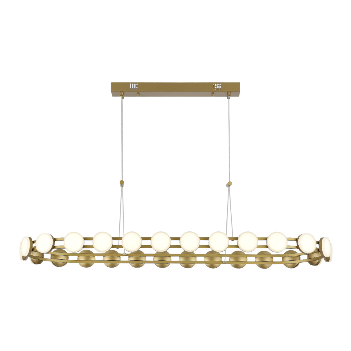 SL6610.203.26 Светильник подвесной ST-Luce золотистый/белый LED 1*50W 4000K MONRO — изображение 3