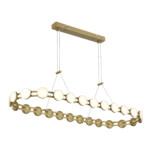 SL6610.203.26 Светильник подвесной ST-Luce золотистый/белый LED 1*50W 4000K MONRO — изображение 4