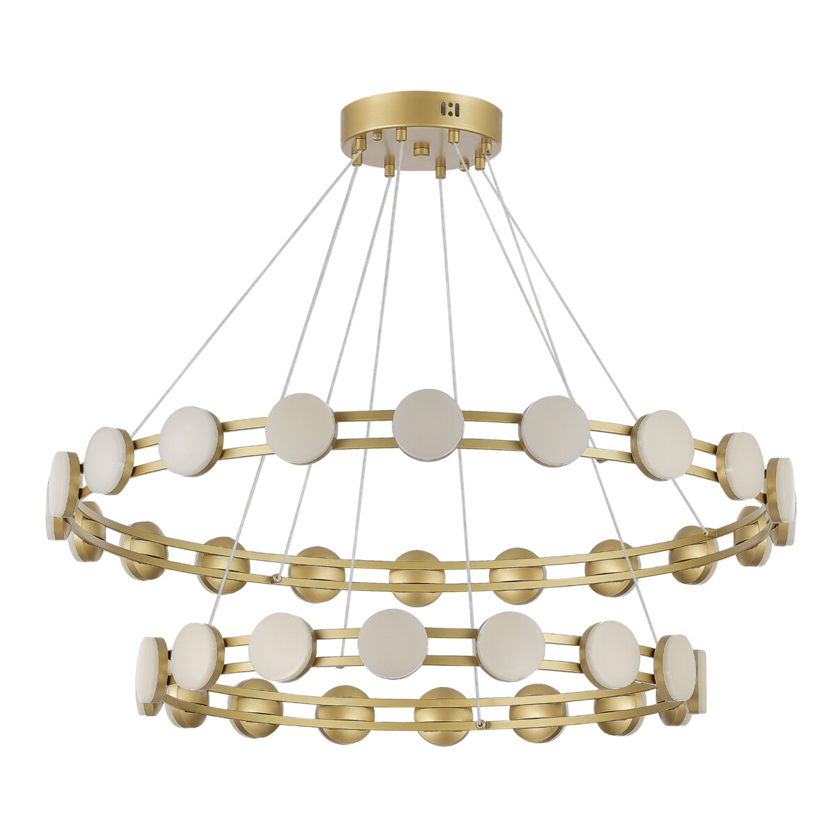 SL6610.203.36 Светильник подвесной ST-Luce золотистый/белый LED 1*70W 4000K MONRO — изображение 2