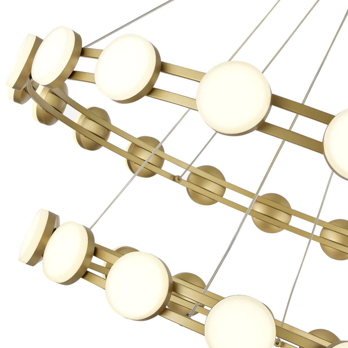 SL6610.203.36 Светильник подвесной ST-Luce золотистый/белый LED 1*70W 4000K MONRO — изображение 4