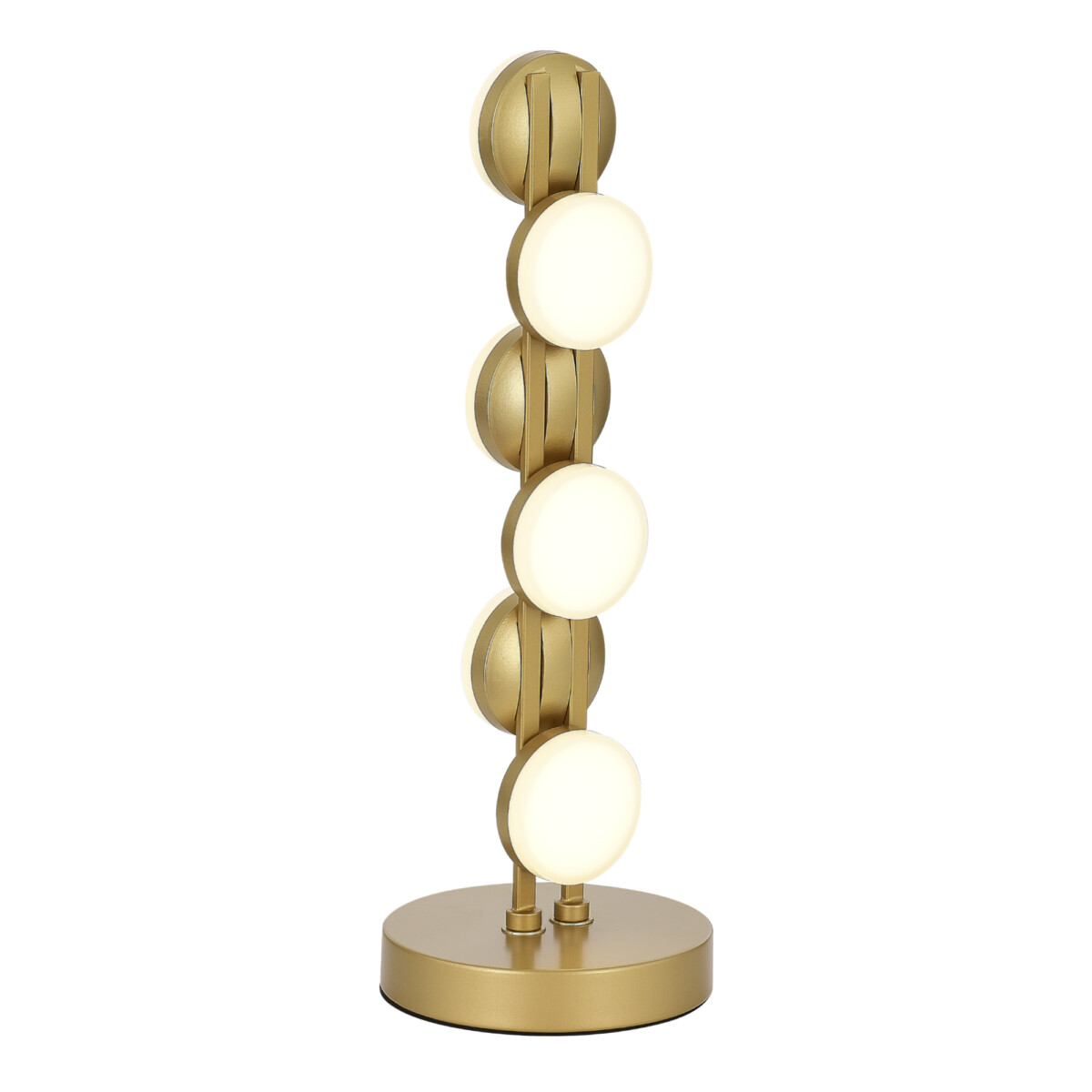 SL6610.204.06_01W SL6610.204.06 Прикроватная лампа ST-Luce золотистый/белый LED 1*12W 4000K MONRO — изображение 1