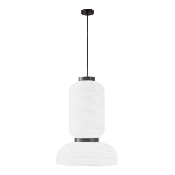 SLE6021-503-02 Светильник подвесной черный/белый D350*H500mm E27 2*60W LYKKE