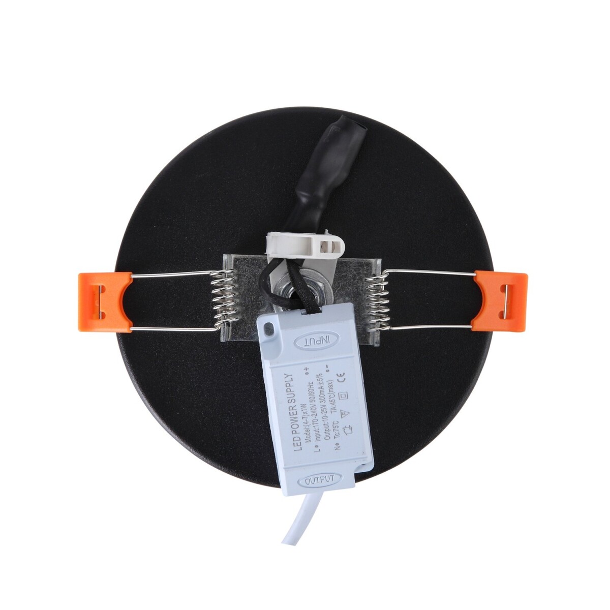 ST104.402.06 Светильник встраиваемый Черный LED 1*6W 3000K 468Lm Ra>80 120° IP20 D110xH20 170-240V Встраиваемые светильники — изображение 9