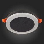 ST104.442.06 Светильник встраиваемый Черный LED 1*6W 4000K 468Lm Ra>80 120° IP20 D110xH20 170-240V Встраиваемые светильники — изображение 5