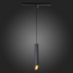 ST152.416.01 Светильник трековый Черный GU10 1*50W IP20 D60xH400 220V Без ламп BASE — изображение 2