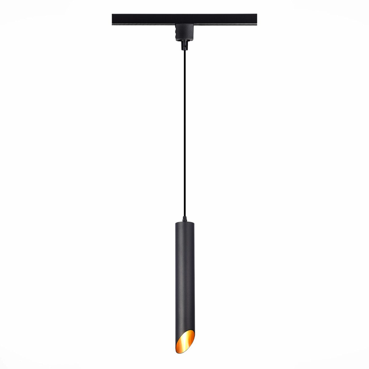 ST152.416.01 Светильник трековый Черный GU10 1*50W IP20 D60xH400 220V Без ламп BASE — изображение 3