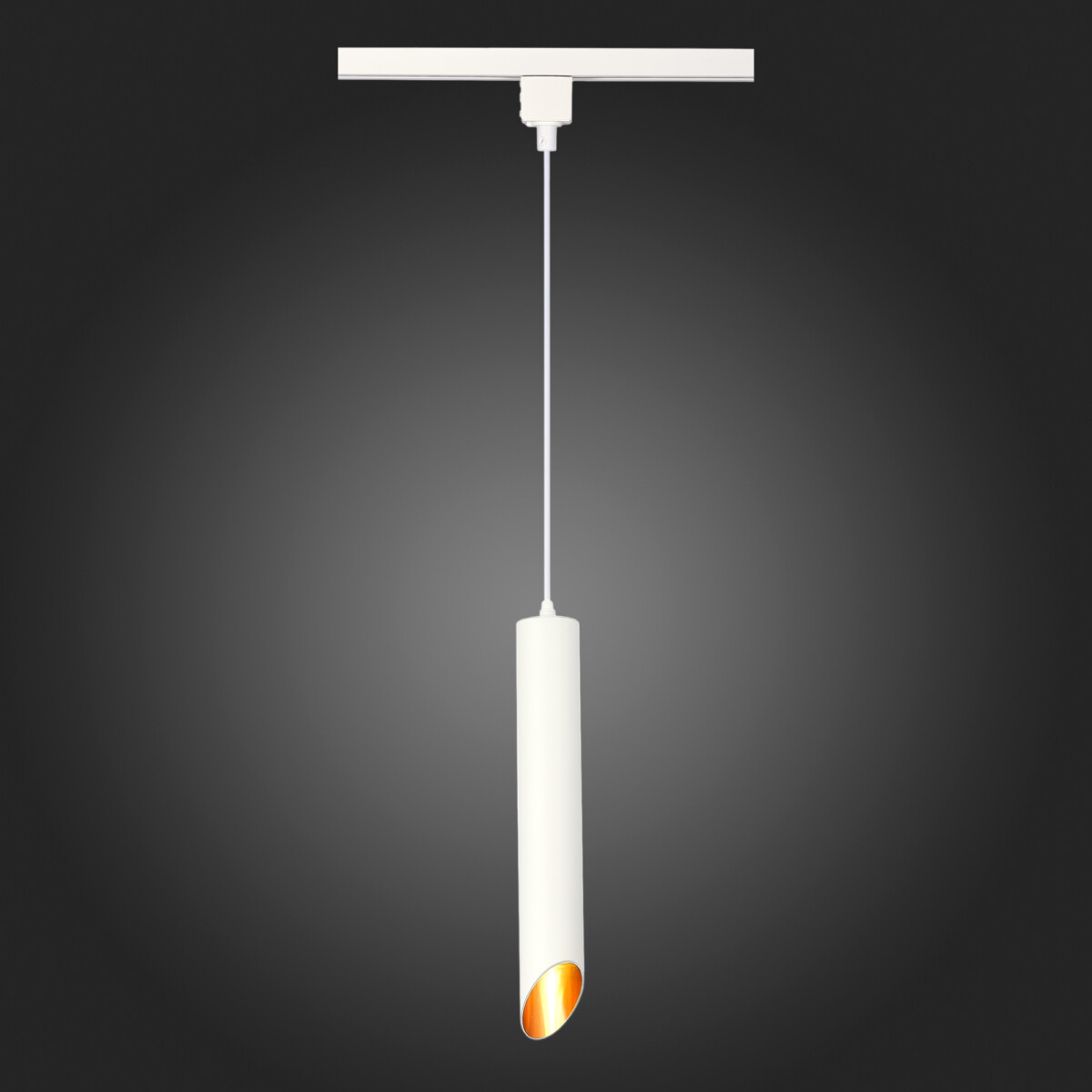 ST152.516.01 Светильник трековый Белый GU10 1*50W IP20 D60xH400 220V Без ламп BASE — изображение 2