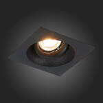 ST208.418.01 Св-к встр. Черный GU10 1*50W  L94xW94xH40 220V Без ламп Встраиваемые светильники — изображение 8