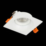 ST208.518.01 Св-к встр. Белый GU10 1*50W  L94xW94xH40 220V Без ламп Встраиваемые светильники — изображение 4