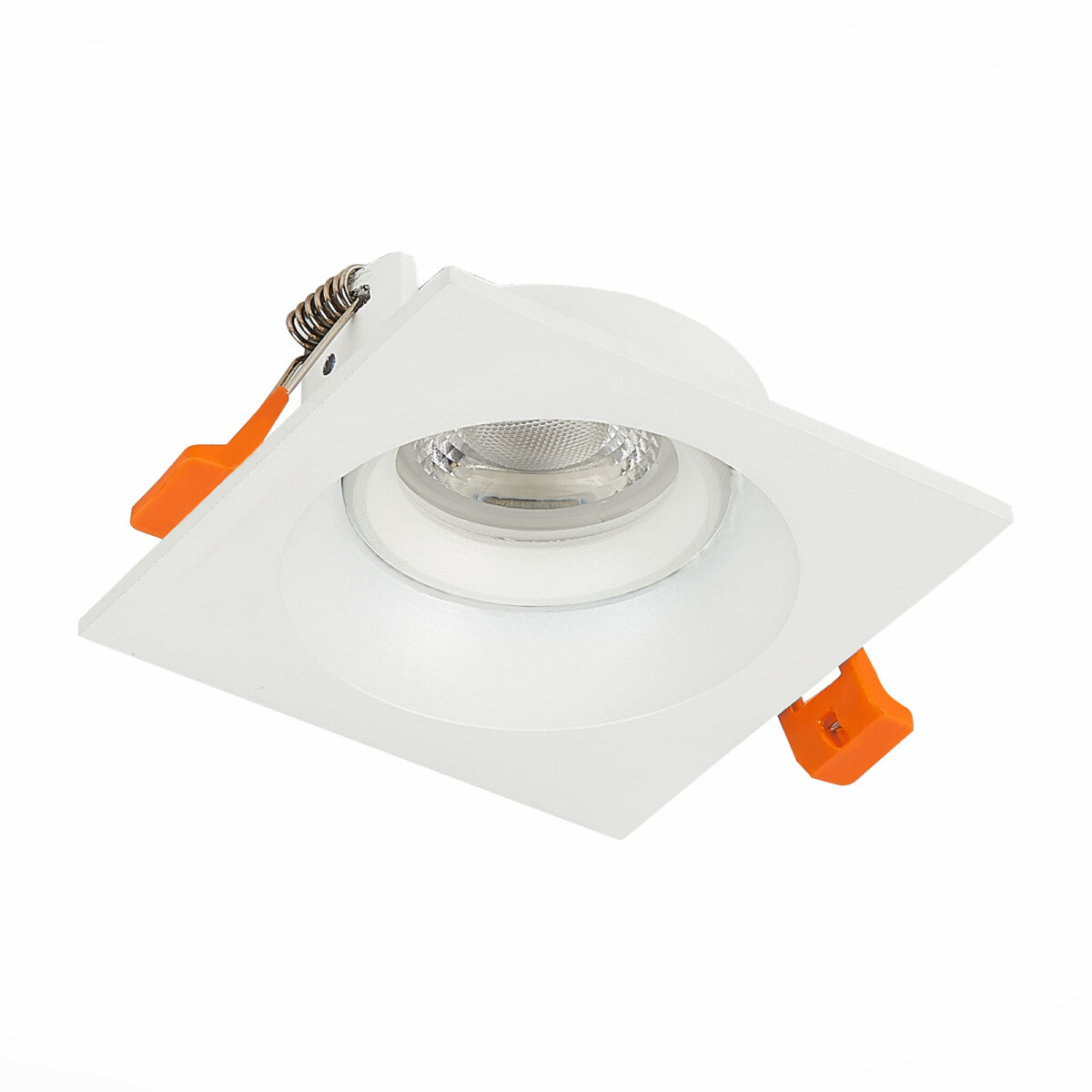 ST208.518.01 Св-к встр. Белый GU10 1*50W  L94xW94xH40 220V Без ламп Встраиваемые светильники — изображение 6