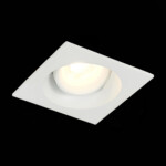 ST208.518.01 Св-к встр. Белый GU10 1*50W  L94xW94xH40 220V Без ламп Встраиваемые светильники — изображение 7