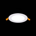 ST209.538.06 Св-к встр. Белый LED 1*6W 3000K 330Lm Ra80 110° IP20 D120xH8 90-265V Встраиваемые светильники