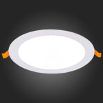 ST209.538.15 Св-к встр. Белый LED 1*15W 3000K 1 020Lm Ra80 110° IP20 D190xH8 90-265V Встраиваемые светильники — изображение 2