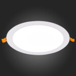 ST209.538.18 Св-к встр. Белый LED 1*18W 3000K 1 296Lm Ra80 110° IP20 D225xH8 90-265V Встраиваемые светильники — изображение 2