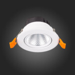 ST211.538.08.36 Св-к встр. Белый LED 1*8W 3000K 640Lm Ra80 36° IP20 D86xH50 220-240V Встраиваемые светильники — изображение 5