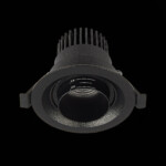 ST701.438.07 Св-к встр. Zoom Черный LED 1*7W 3000K 560Lm Ra 15°-60° IP20 D90xH65 170-240V Встраиваемые светильники — изображение 7