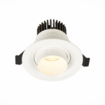 ST701.538.07 Св-к встр. Zoom Белый LED 1*7W 3000K 560Lm Ra 15°-60° IP20 D90xH65 170-240V Встраиваемые светильники — изображение 2