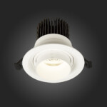 ST701.548.12 Св-к встр. Zoom Белый LED 1*12W 4000K 960Lm Ra90 15°-60° IP20 D115xH95 170-240V Встраиваемые светильники — изображение 5