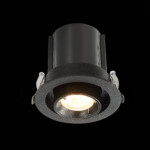 ST702.338.12 Св-к встр. Черный LED 1*12W 3000K 900Lm Ra80 24° IP20 D90xH92 180-240V Встраиваемые светильники — изображение 4