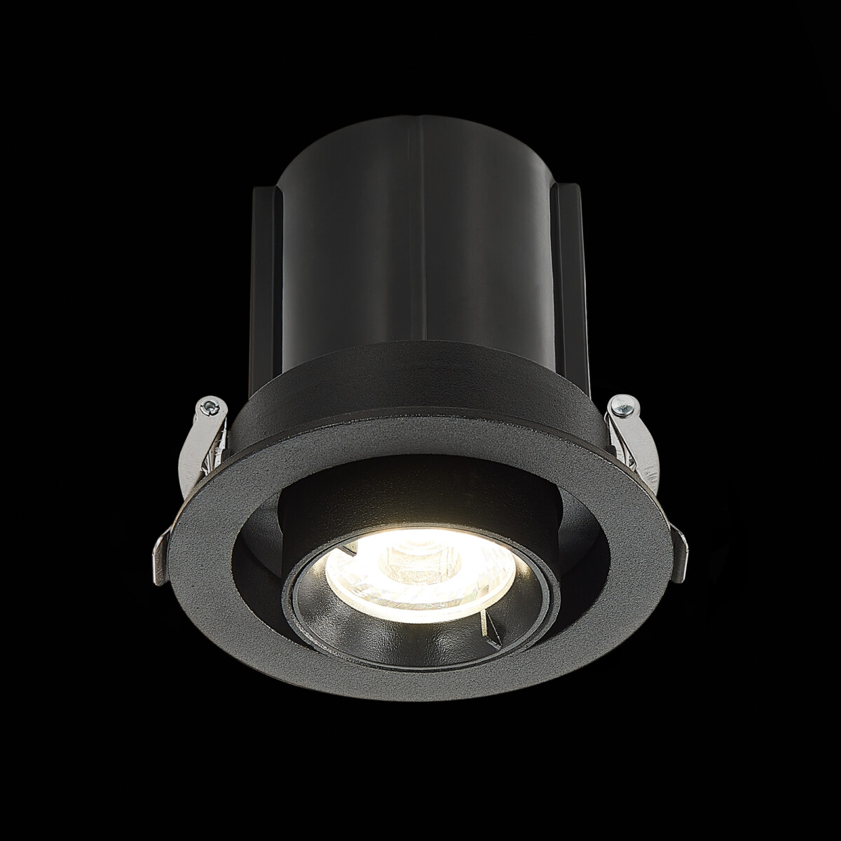 ST702.348.12 Св-к встр. Черный LED 1*12W 4000K 900Lm Ra80 24° IP20 D90xH92 180-240V Встраиваемые светильники — изображение 4