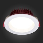 ST752.548.07 Св-к встр. Белый LED 1*7W 4000K 560Lm Ra80 100° IP44 D115xH47 100-240VV Встраиваемые светильники — изображение 2
