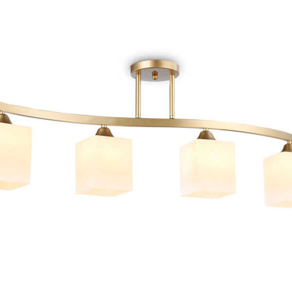 TR303122/4 CGD/FR золото/белый матовый E27/4 max 40W 840*150*300